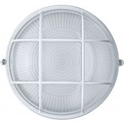 Светильник ЛОН 94 803 NBL-R2-60-E27/WH 1х60Вт E27 IP54 (аналог НПБ 1302 бел. круг с решеткой 60Вт) Navigator 94803