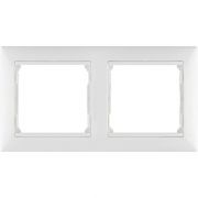 Рамка 2-м Valena горизонт. бел. Leg 774452