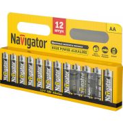 Элемент питания алкалиновый AA/LR6 94 782 NBT-NE-LR6-BP12 (блист.12шт) Navigator 94782
