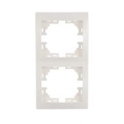 Рамка 2-м Mira вертикал. бел. LEZARD 701-0200-152