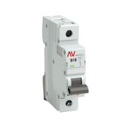 Выключатель автоматический модульный 1п B 16А 6кА AV-6 AVERES EKF mcb6-1-16B-av