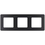 Рамка 3-м Inspiria антрацит Leg 673953