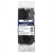 Хомут кабельный нейлоновый черн. 3.6х150 (уп.100шт) TOKOV ELECTRIC TKE-HNS-3.6-150-B/100
