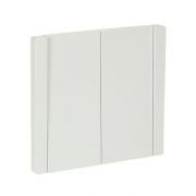 Выключатель 2-кл. СП FORTE&PIANO 10А FP205 бел. IEK FP-V20-0-10-1-K01